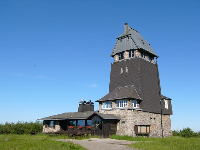 Waldgaststtte Hanskhnenburg. Foto: Katja John, Nationalpark Harz - Hanskhnenburg